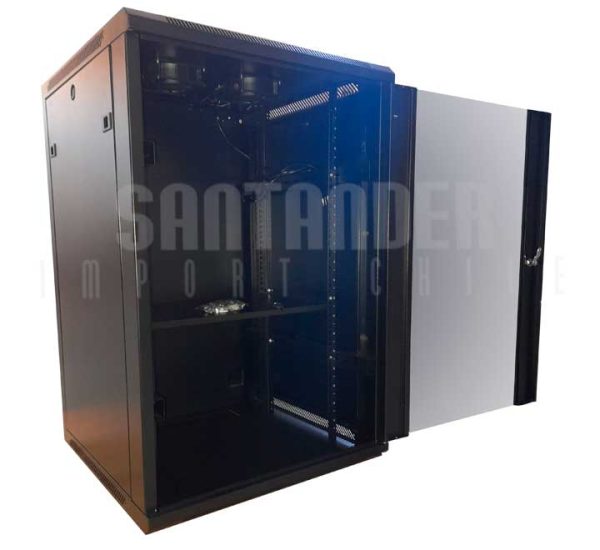 (WS1-6618) GABINETE MURAL 18U 600X600 MAINTRONICS