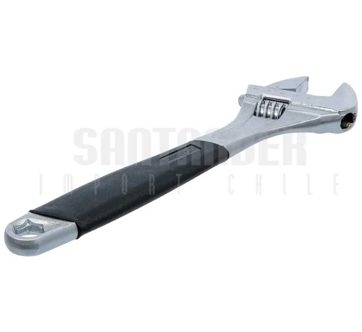 (1443) LLAVE AJUSTABLE, MANGO DE GOMA SUAVE, 12 - Image 2
