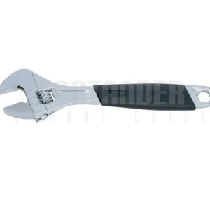 (1442) LLAVE AJUSTABLE, MANGO DE GOMA SUAVE, 10